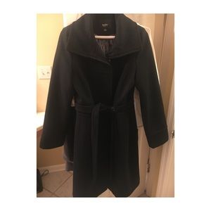 Mossimo heavy long black winter coat. Size medium.